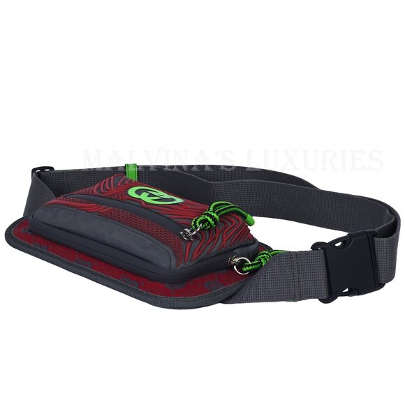 GUCCI BAG 752102 LOGO NYLON JACQUARD RUBBER TRIM G LOGO BELT HANDBAG $1,490 - Picture 8 of 15